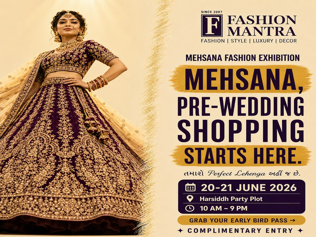 Fashion Mantra Exhibition in Harsiddh Party Plot, Mehsana - MEHSANA PRE MONSOON 2026 Banner