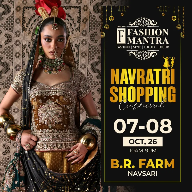 Fashion Mantra Exhibition in B.R. Farm, Navsari - Navsari Navratri Shopping Carnival 2026
