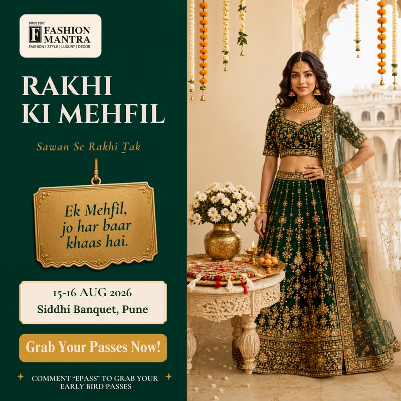 Fashion Mantra Exhibition in Sidhi Banquets, Pune - PUNE GRAND RAKHI KI MEHFIL 2026