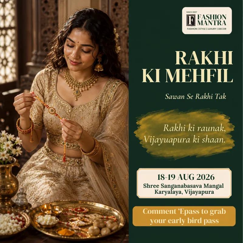 Fashion Mantra Exhibition in Shree Sanganabasava Mangal Karalaya, Vijyapura - VIJYAPURA RAKHI KI MEHFIL 2026