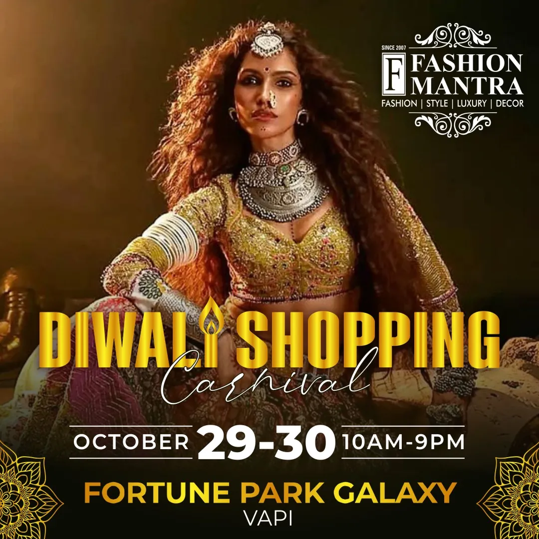 Fashion Mantra Exhibition in Fortune Park Galaxy, Vapi - Vapi Diwali Shopping Carnival 2026 Banner